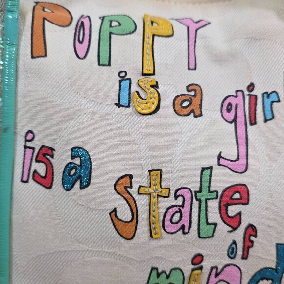 Coach Poppy “Is a Girl Glam Graffiti” Tote - Picture 4 of 16